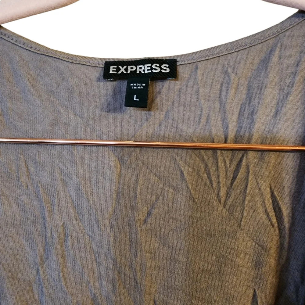 Shimmery Lace Express Sleeveless Top - Picture 3 of 3